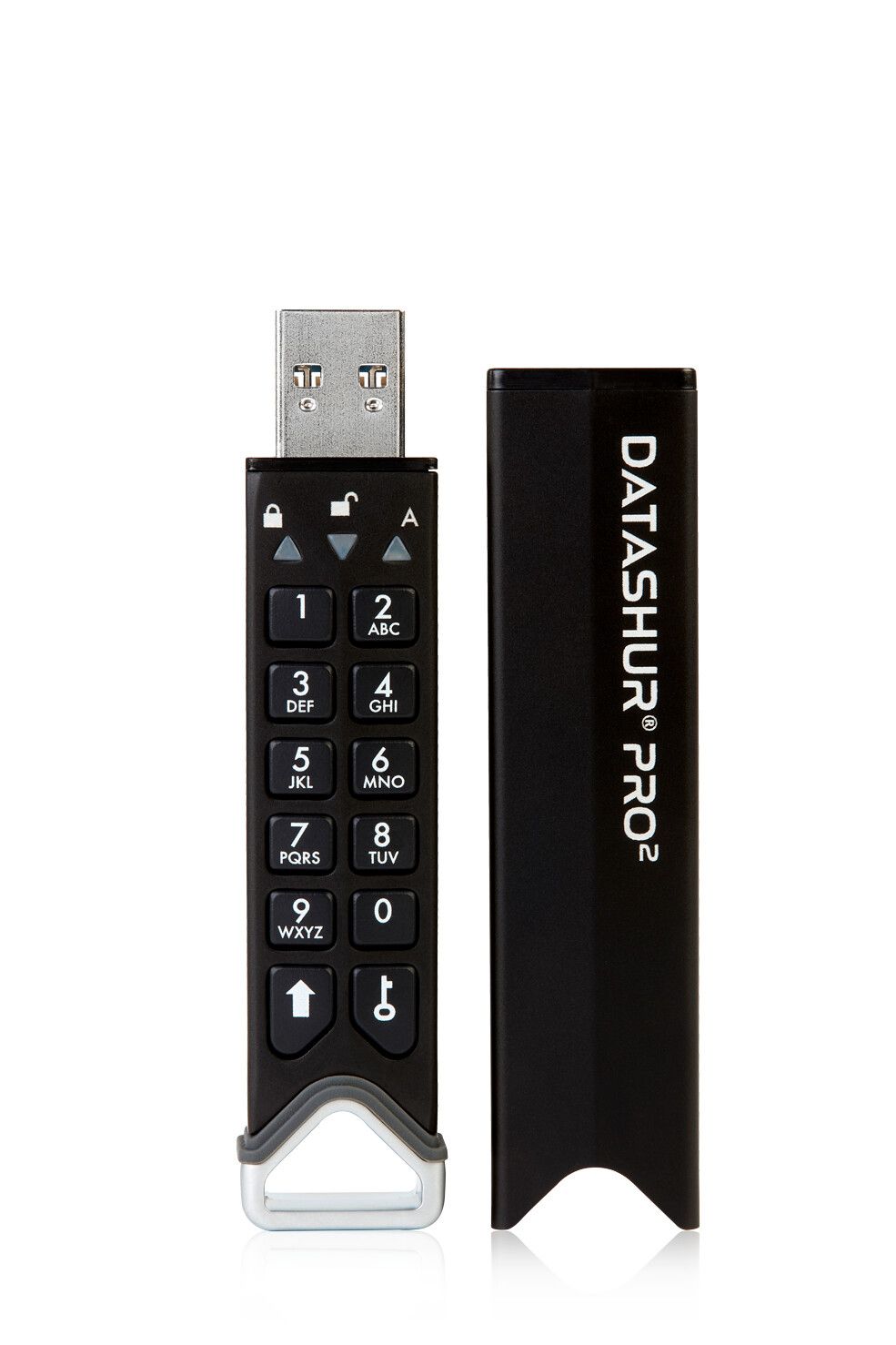 iStorage datAshur PRO2 USB Flash Drive - 8GB - USB 3.2 Gen 2 - Black
