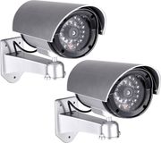 Grundig Dummy beveiligingscamera - 3x stuks - LED - 11 x 8 x 17 cm