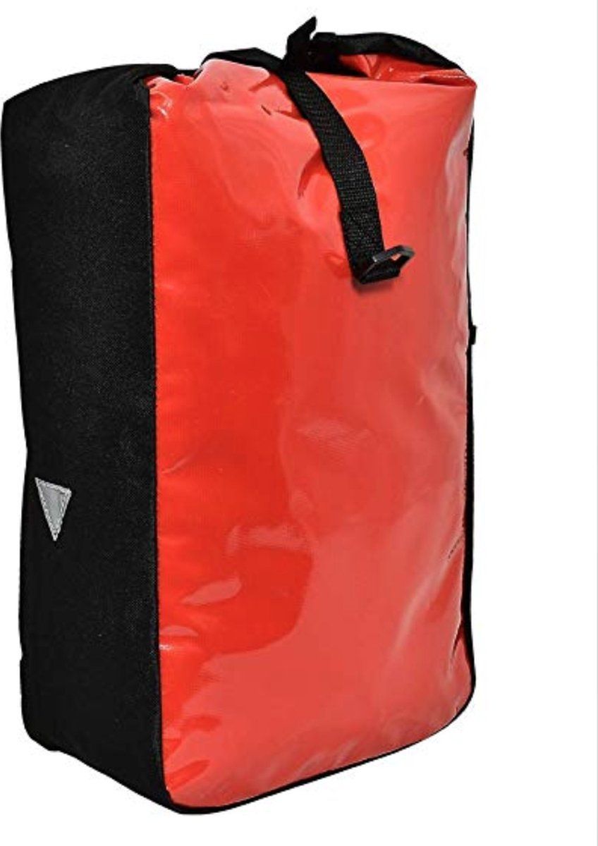 Büchel Pakaftas Fietstas - Zwart / Rood - 100% Waterdicht