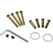 Fimet Set de fixation pour ferrures de porte M4 x 40 mm, galvanisé