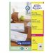 Avery LR7654-100 Adreslabels Wit 4000 Stuks