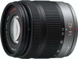Panasonic H-FS014042E - Camera Lens - MicroFT - Zoom Lens - 14-42mm - Black