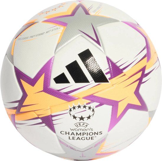 adidas UEFA Womens Champions League FIFA Quality Ball, Unisex, Wit, Bal naar voetbal, maat: 5