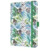 SIGEL Weekagenda Beauty A5 2027 (NL/FR/EN/DU) Green Jungle Hardcover