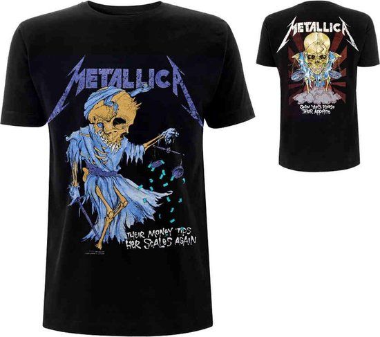 Metallica Tip Scales Heren T-shirt - zwart - M