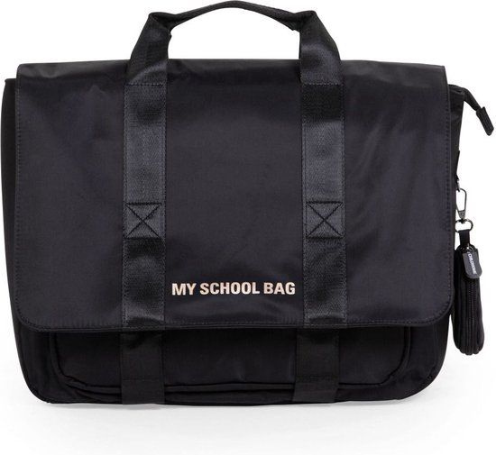 MY SCHOOL BAG - ZWART GOUD - CHILDHOME - 13 inch - Unisex - 14.5 l