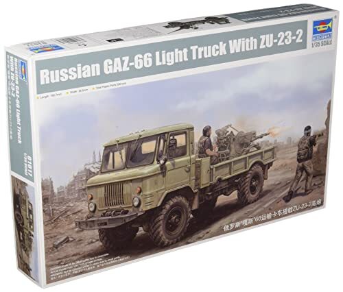 Trumpeter 01017 - Modelbouwset Russische GAZ-66 Light Truck II