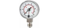 RIEGLER 102484-4022 manometer, CrNi-staal, G 1/2 radiaal onderaan, -1/0,0 bar, Ø 100, 1 st.