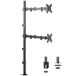 VIVO STAND-V012T Extra Hoge Verticale Dubbele Monitor Bureaumontagestandaard