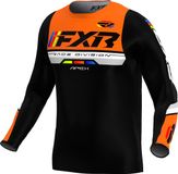 FXR Apex Motorcross trui Zwart/oranje/wit XL