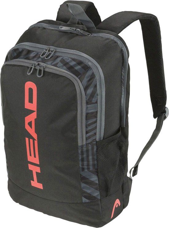 Head Base Tennis- en Padelrugzak - Zwart/Rood