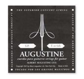 Augustine Classic Nylon - Zwart - E6-Enkelsnaar - verzilverde bassnaren - lage spanning - dikte .0435 - spanning 6,36kg/ 14.02lbs