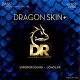 DR Strings DBQ-45 Dragon Skin+ Coated Quantum Nickel Bassnaren (45-105) Medium