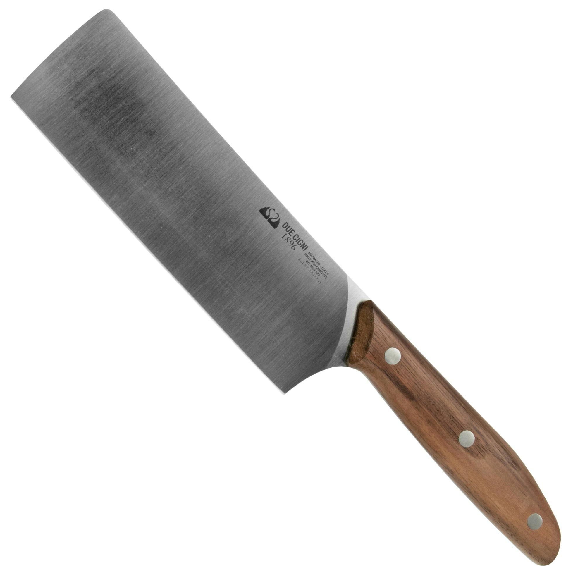 Due Cigni 1896 2C1021NO Nakiri 16.5 cm - Walnoothout - 8053675919902