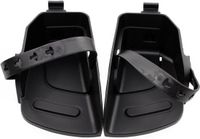 Polisport Groovy Footrests + straps Black