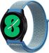 Qubix Sport Loop nylon bandje - Blauw - Huawei Watch GT 2 - GT 3 - GT 4 - 46mm
