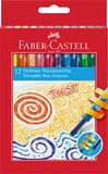 FABER-CASTELL Waskrijt set, draaibaar, 12-delig