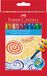 FABER-CASTELL Waskrijt set, draaibaar, 12-delig