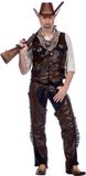 Wilbers & Wilbers Wilde Mustang Cowboy Chaps - Bruin - Heren - Maat M