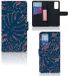 B2Ctelecom OnePlus 9 Pro Hoesje Palm Leaves Book Case Kunstleer TPU Bladeren
