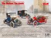 ICM Modelbouwpakket Auto - DS2402 The Various ‘Tin Lizzie’ - 3 pièces Anciennes Ford T Variantes Plastique - 1:24 - Modélisme