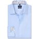 OLYMP Luxor Modern Fit Chemise bleu, Uni