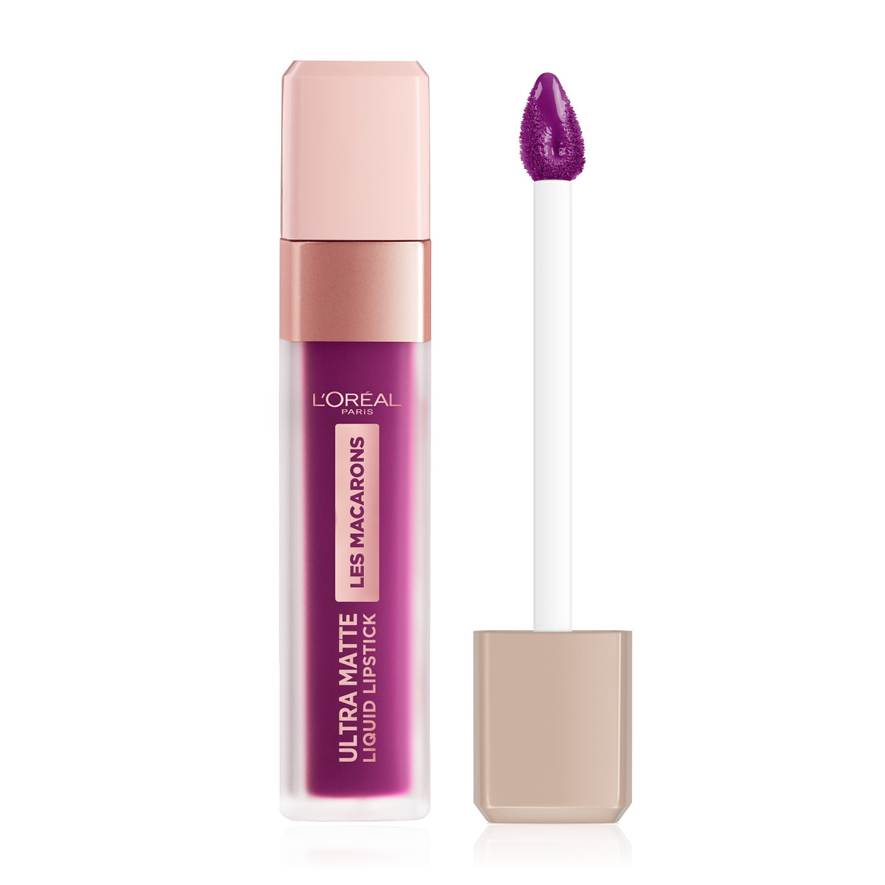 L'Oréal Les Macarons - 840 Infinite Plum – Paars – Langhoudende Matte Lipstick – 6,7 ml