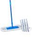 Spontex Extra vloerwisser, met 140 cm telescoopsteel en extra platte dweilkop met 360° draaischarnier, incl. 2 microvezel hoezen, 1 set