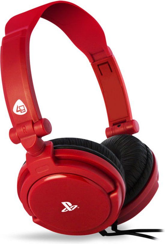 4 Gamers PRO4-10 - Gaming Headset - Rood - PS4
