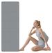 Tapis de yoga TPE 5 mm d'épaisseur 183 x 61 cm antidérapant pliable