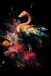Alexsar Art schilderij Deco panel flamingo 70x50cm
