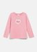 s.Oliver T-shirt Enfants Rose Coton Manches courtes Col rond Paillettes