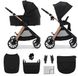 Kinderkraft VESTO 2 – 2-in-1 kinderwagen – Zwart