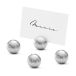 Georg Jensen Bernadotte houder voor tafelkaartjes 4-pack Verchroomd