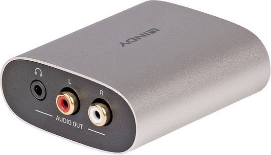 Lindy Adapter RCA naar HDMI 38363 Zilverkleurig
