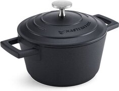 Braadpan, Gietaluminium, 16 CM, 1.4 L, Zwart - MasterClass