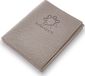 Unyqoos® Tapis de yoga, pliable – Tapis de Pilates et de voyage de 4 mm, 68x24 pouces, PVC, compact et léger, utilisable en studio, à la plage, au parc, en terre brun/gris