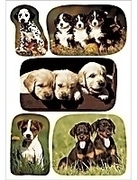 HERMA DECOR stickers photos of puppies 3 sheets