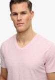 Superdry T-shirt Classic Cotton Linen Vee M1012391a Pink Lady Mannen Maat - XXL