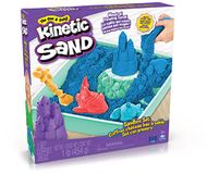 Kinetic Sand Zandbak-set met 454 g speelzand 4 vormen en gereedschap