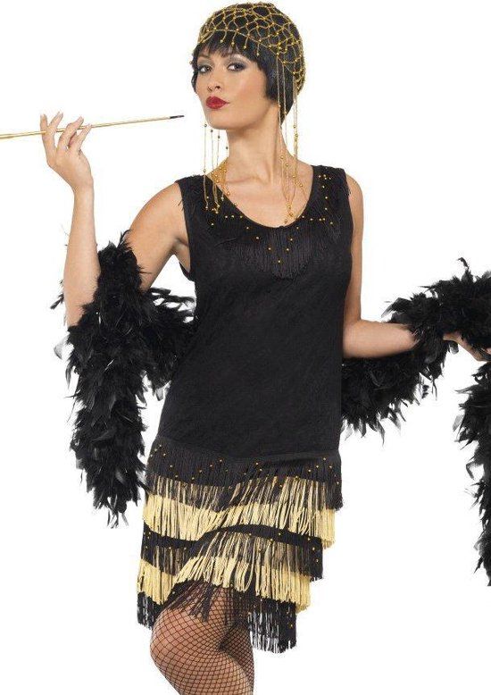 Smiffys Charleston Outfit Vrouwen - Rood - Maat L