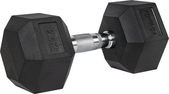 VirtuFit Hexa Dumbbell Pro - 32.5 kg - Black - Single