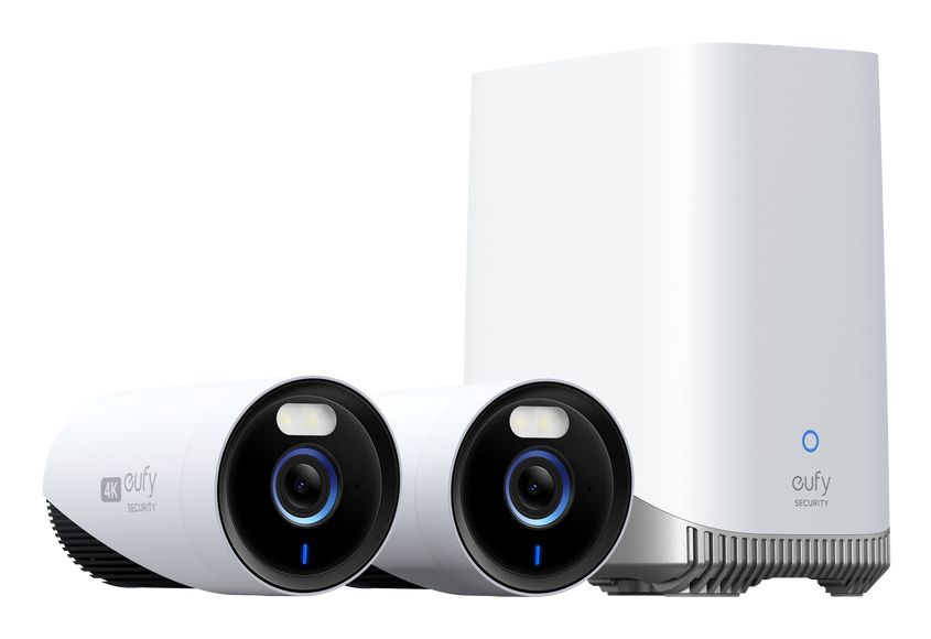 eufy Security eufyCam E330 2-Pack Outdoor Security Camera System - 4K, Wired/Wireless, Night Vision, Alexa & Google Assistant Compatible