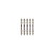C.K Tools Vorteck Dubbele Slagschroevendraaier Bits PZ2, 65 mm Pozidriv Bit Set voor Impact Drivers, 1/4" Hex Quick Lock Shank, Magnetische Torsie Zone, Pack van 5 CK T4481 DEPZ2L06D5