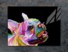 TMK ArtDeko Serie Plaque de protection en verre 70x52 cm Impression de chien