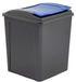 Poubelle 50 Litres avec Couvercle Coloré pour Tri Sélectif