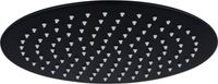 Fortifura Calvi Hoofddouche - 25cm - rond - 7mm - zwart mat