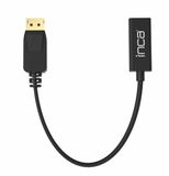 Inca IDTH-05 video kabel adapter 0,2 m DisplayPort HDMI Type A (Standaard) Zwart