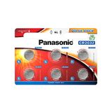 Panasonic 2452 lithium-knoopcel CR2032 6er Pack zilver