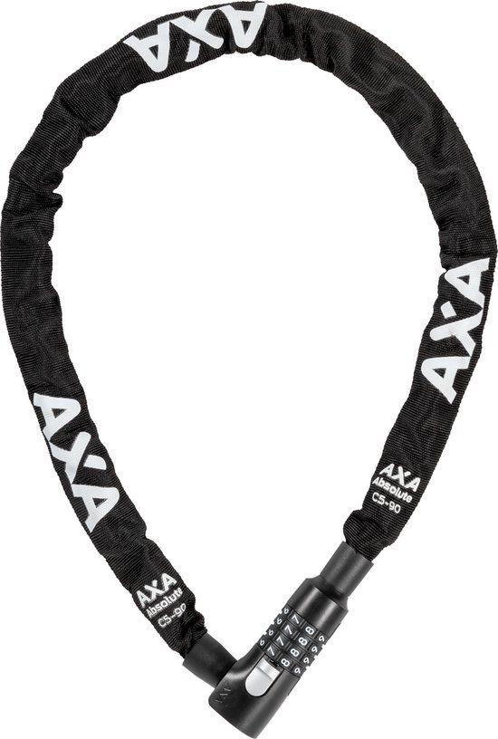 AXA Absolute 5 Kettingslot - 90 cm - Zwart